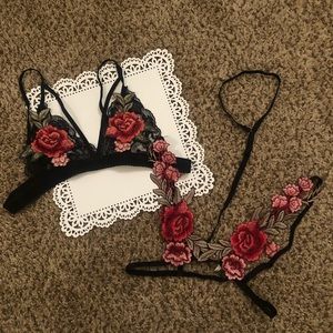 Embroidered Bra Lot